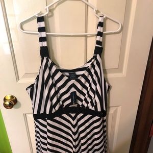 Black and White Maxi Dress